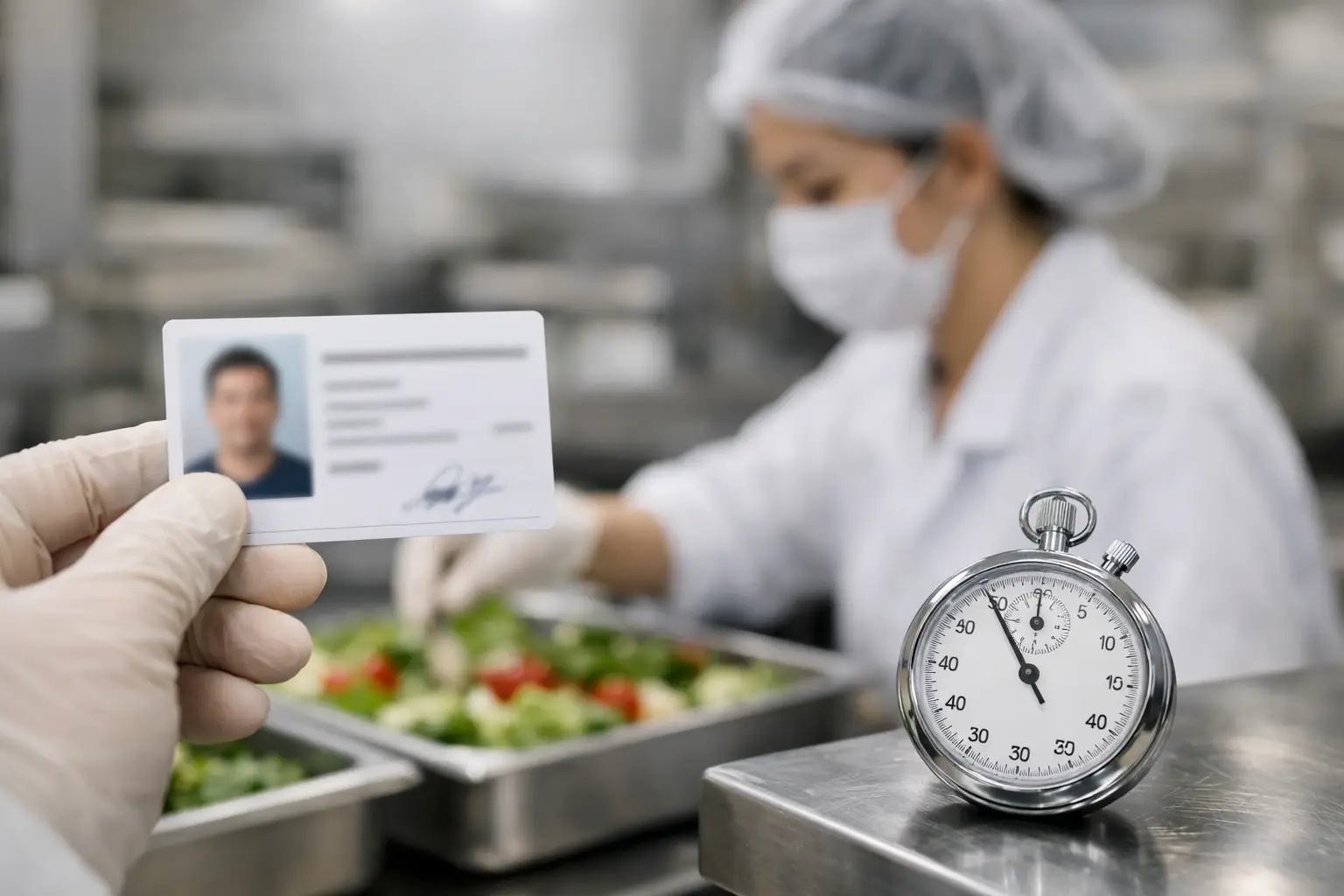 Calendario que ilustra la duda sobre si caduca el carnet de manipulador de alimentos