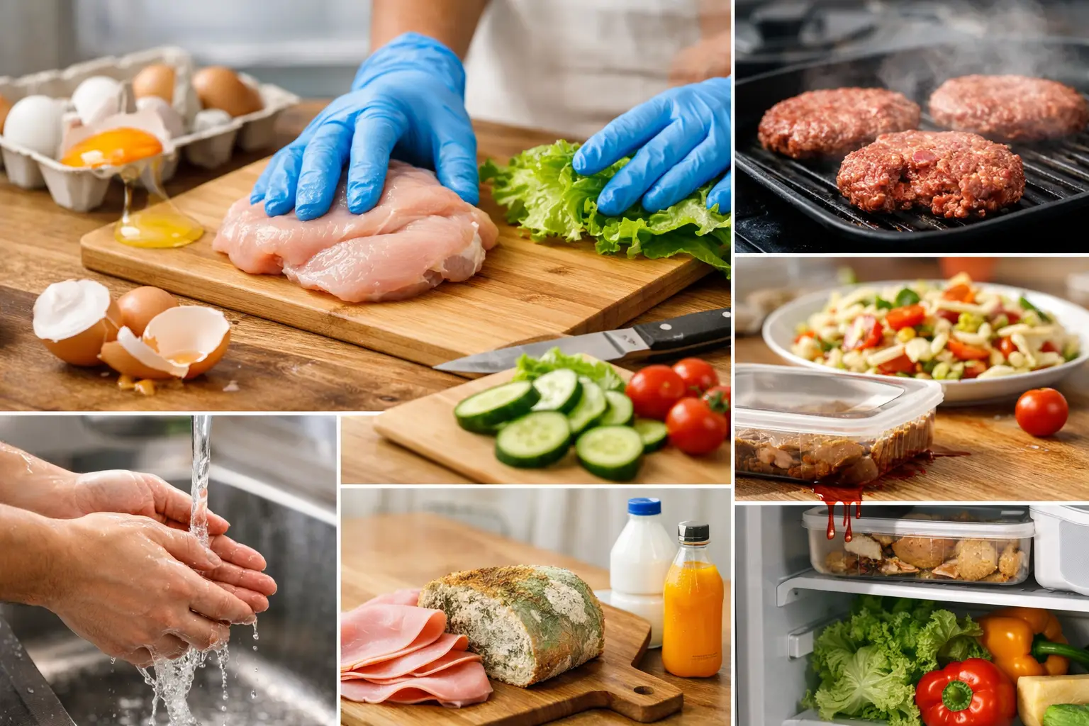 Cocina profesional donde se aplican buenas prácticas de manipulación segura de alimentos